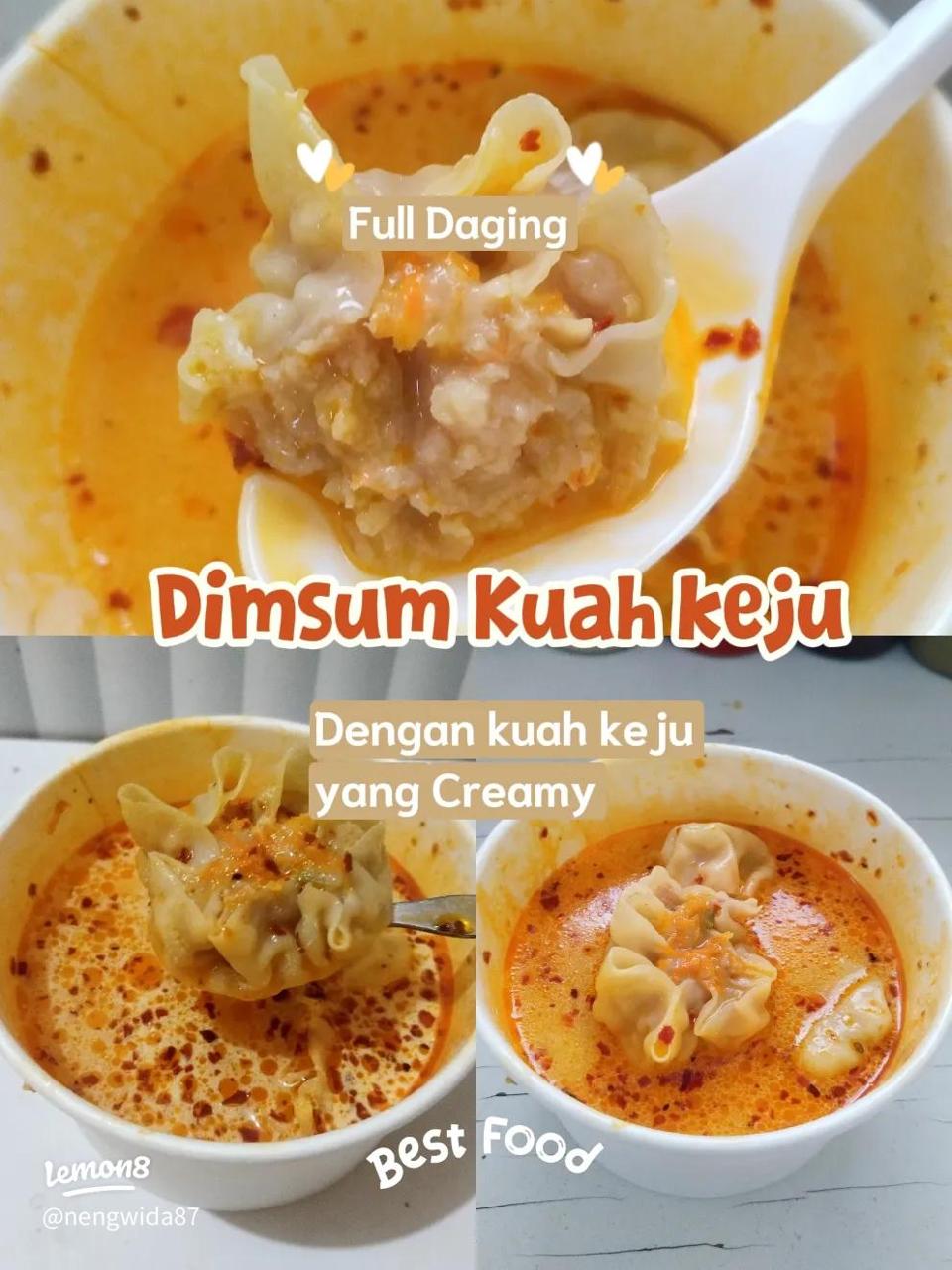 Dimsum Kuah Keju Creamy